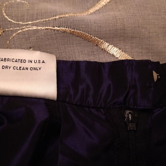 Gigi Clark, Gorgeous Iridescent Purple Full Circle Maxi Skirt, Small - Picture 15 of 16